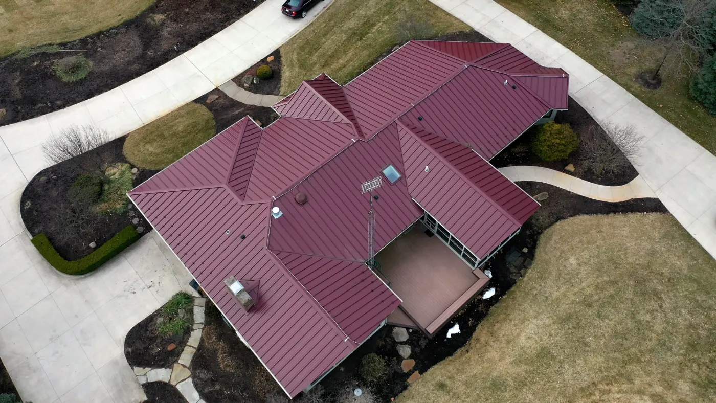 Commercial roof inspection documented in Clarks Hill