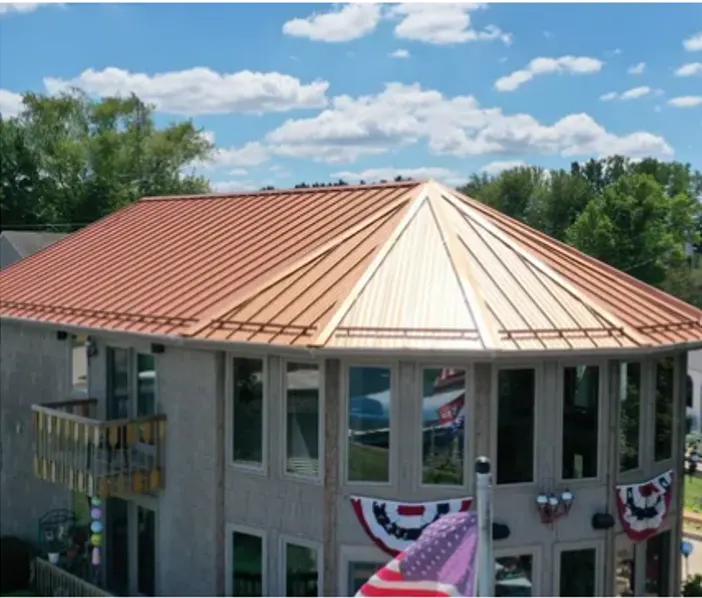 Flashing and seam work in Clarks Hill